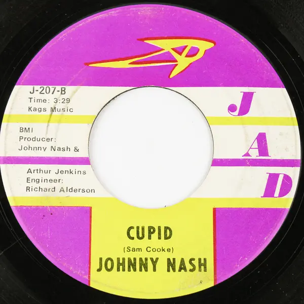 JOHNNY NASH Hold Me Tight/Cupid 45 7" Record Vinyl Records