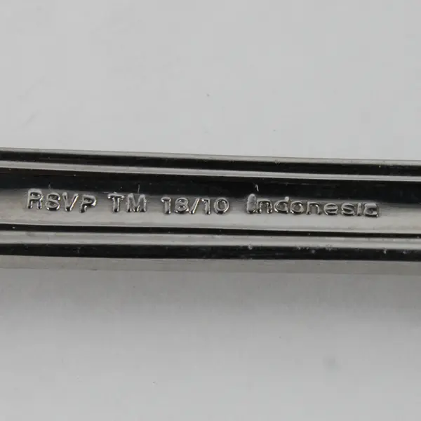 Lot of 2 Serving Spoons Bradberry RSVP Glossy Stainless Steel Flatware