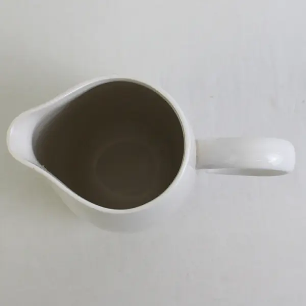 Franciscan Ware Whitestone Pattern White Ceramic Pitcher 8.25" Tall