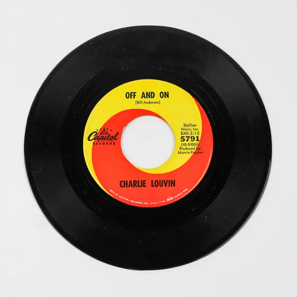Charlie Louvin - Still Loving You / Off & On 45 RPM Capitol Records Single