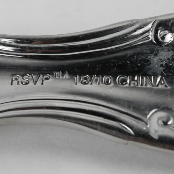 Lot of 3 RSVP RXV11 Stainless Steel 18/10 China Serving Fork 8.75"