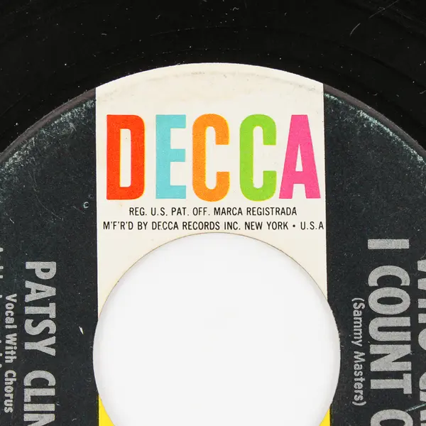 Patsy Cline Crazy / Who Can I Count On 7" Vinyl Single Decca