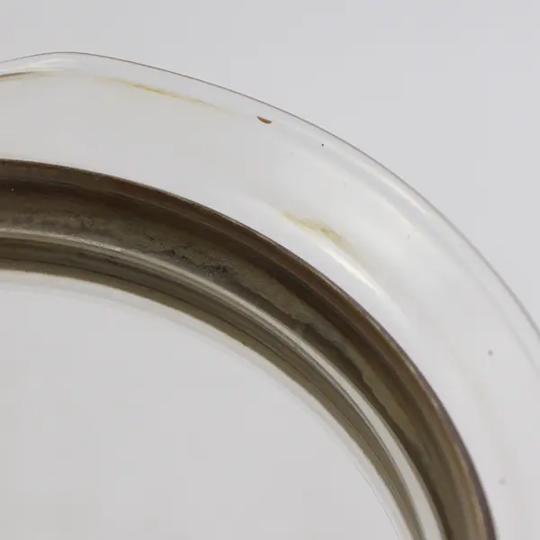 Vintage Unbranded Clear Glass Coffee Carafe With Brown Handle 12 Cup Capacity