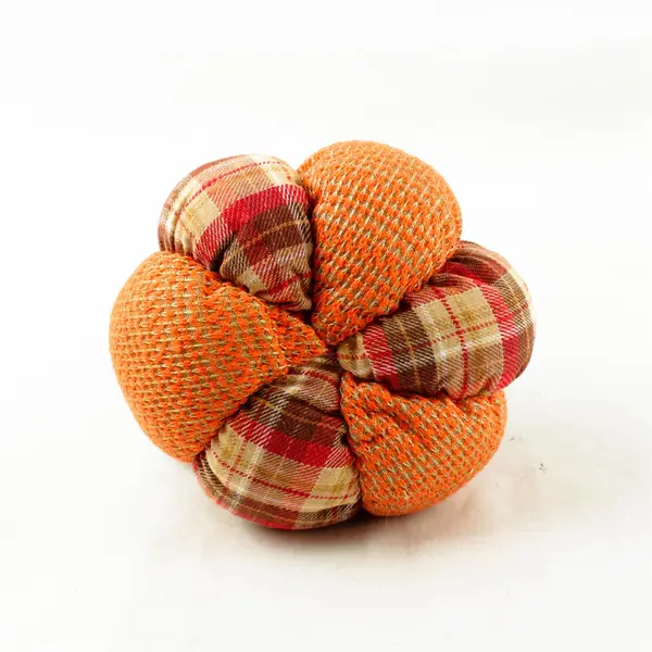 Fall Autumn-Themed Gnome Sitting on Pumpkin Plush Sitter 13" Seasonal Decor