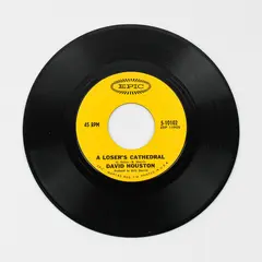 DAVID HOUSTON A Loser's Cathedral 45 7" COUNTRY Vinyl Record Epic Records