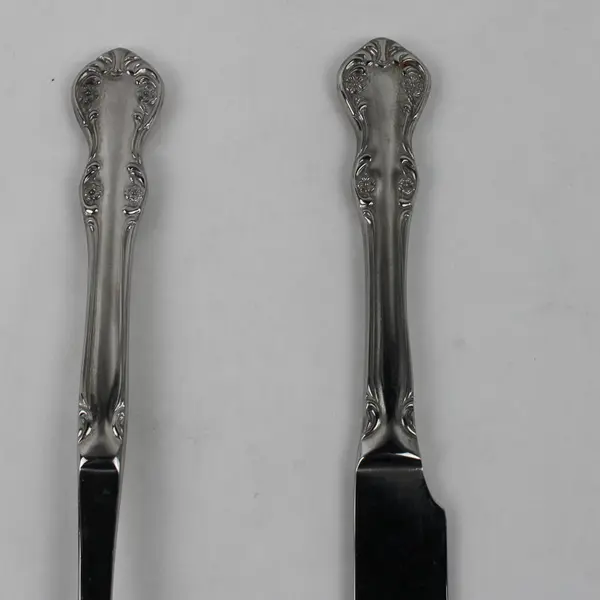 2 Piece RSVP Bradberry Steak Carving Set Stainless Glossy Silverware