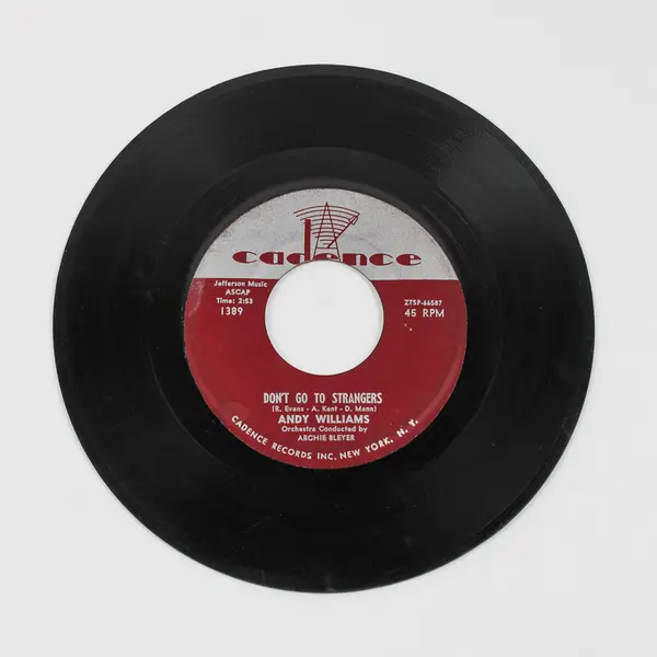 Vinyl 45 Record Andy Williams Don't Go To Strangers / You Don't Want My Love