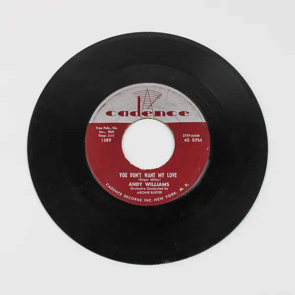 Vinyl 45 Record Andy Williams Don't Go To Strangers / You Don't Want My Love