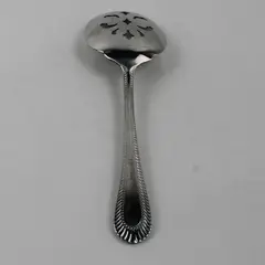 RSVP Aldridge Pierced Berry Casserole Spoon 9" Stainless Flatware