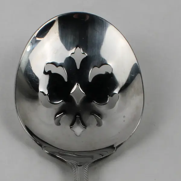 RSVP Aldridge Pierced Berry Casserole Spoon 9" Stainless Flatware