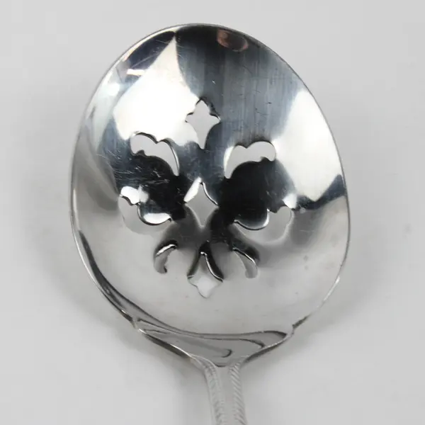 RSVP Aldridge Pierced Berry Casserole Spoon 9" Stainless Flatware