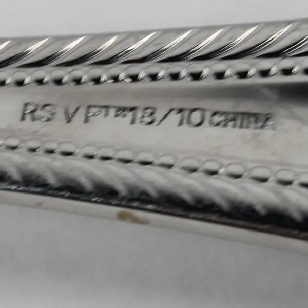 RSVP Aldridge Pierced Berry Casserole Spoon 9" Stainless Flatware