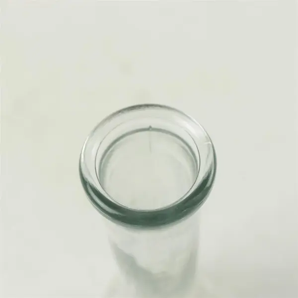 E.O. Brody Co. Clear Glass Vase Vintage Swirl Design Bud Vase