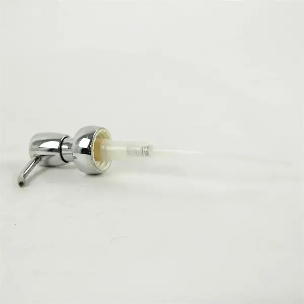 White Ceramic Soap Dispenser With Attached Caddy