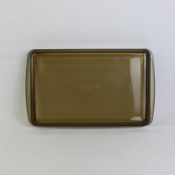Pyrex Brown Glass Rectangular Baking Dish Pan 233 Without Lid