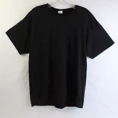 Hanes Solid Black Short-Sleeved T-Shirt Men's Size Large