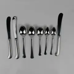 Lot Of 8 Oneida Silver Wyndham (Stainless) Flatware 3 Knives & 5 Spoons