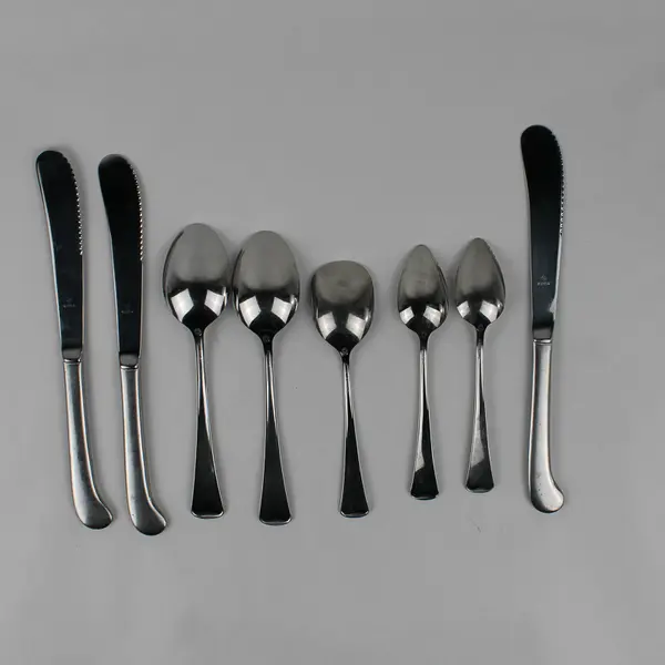 Lot Of 8 Oneida Silver Wyndham (Stainless) Flatware 3 Knives & 5 Spoons