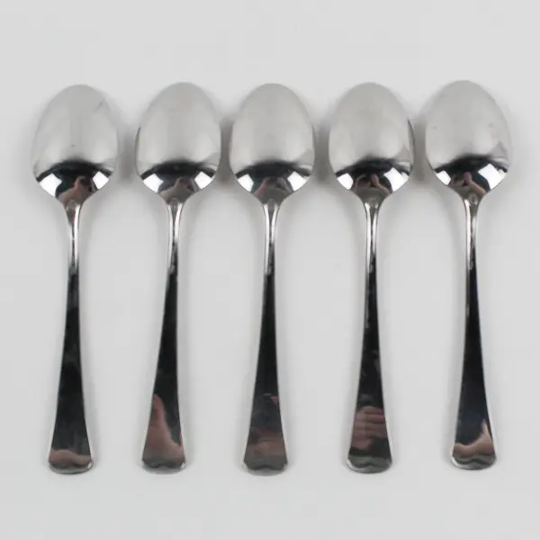 Lot Of 5 Oneida Silver Wyndham (Stainless) Flatware Teaspoons 6.25" Long