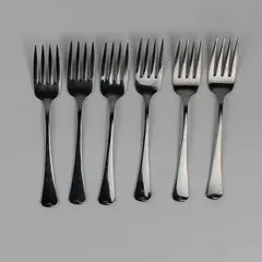 Lot Of 6 Oneida Silver Wyndham (Stainless) Flatware Salad Forks 6.25" Long