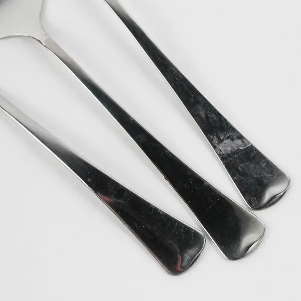 Lot Of 3 Oneida Silver Wyndham (Stainless) Flatware Serving Fork, Spoon, Ladle