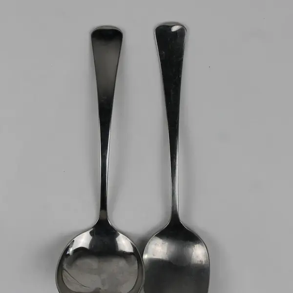 Lot Of 2 Oneida Silver Wyndham (Stainless) Flatware Serving Spoon & Ladle