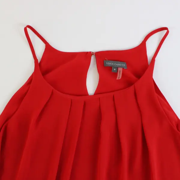 Vince Camuto Bright Red Spaghetti Strap Top Women's Medium