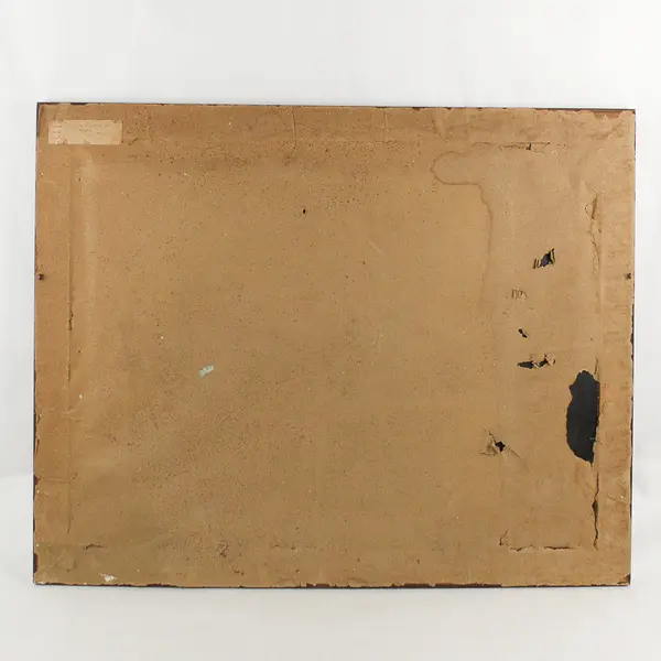 Claus Bergen "A Harbour Scene" Framed Print Vintage Maritime Art