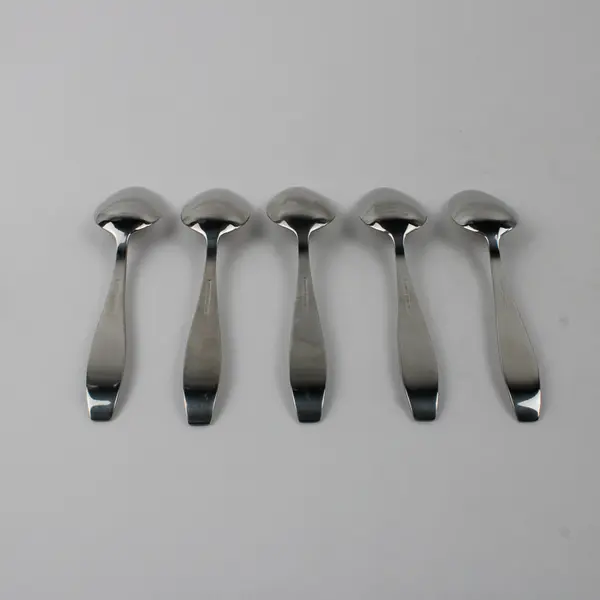 Lot of 5 RSVP Tablespoons Stainless 6.5"  Silver-Colored Flatware