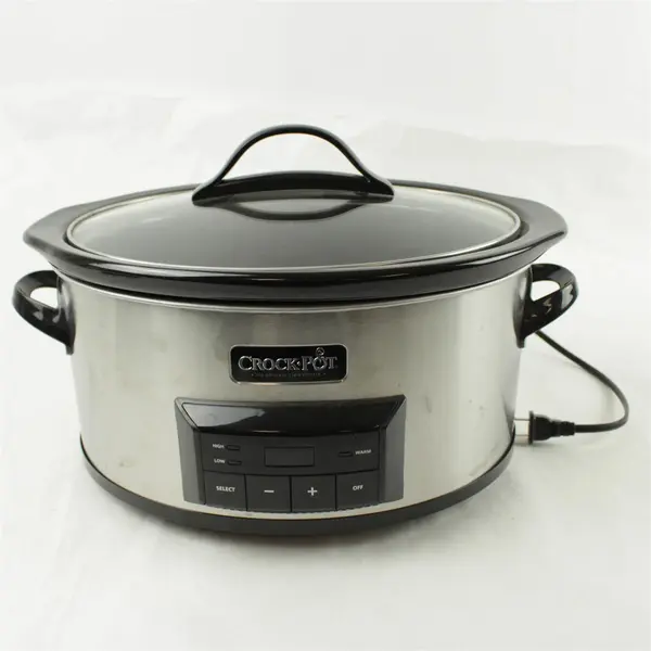 Crock-Pot 7Quart Programmable Cook & Carry Extra Large Slow Cooker Digital Timer