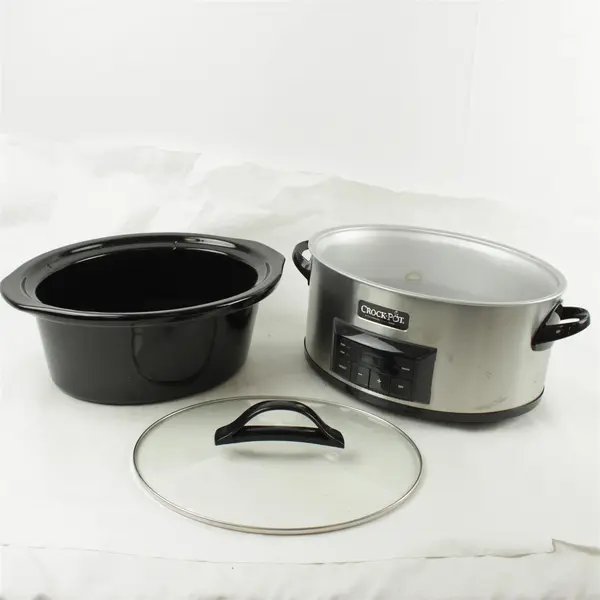 Crock-Pot 7Quart Programmable Cook & Carry Extra Large Slow Cooker Digital Timer