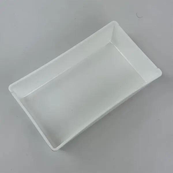 Lot of 2 Plastic Organizers Small Storage Bins for Desk Drawer