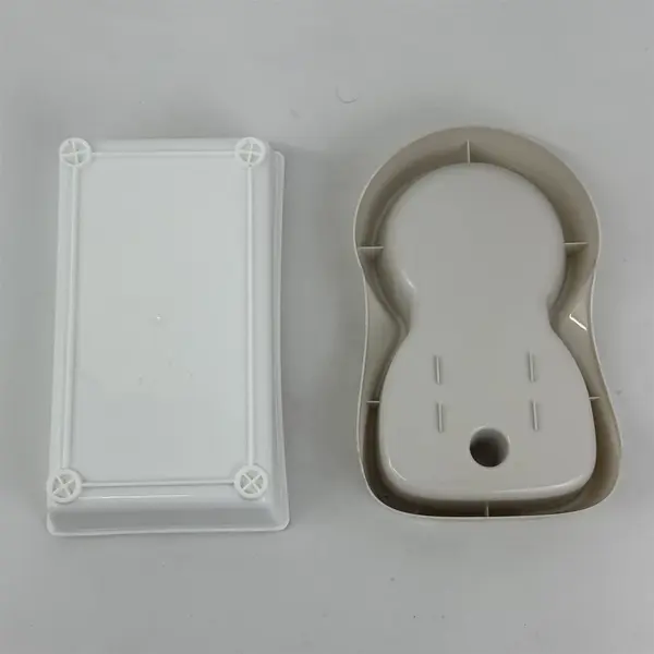 Lot of 2 Plastic Organizers Small Storage Bins for Desk Drawer