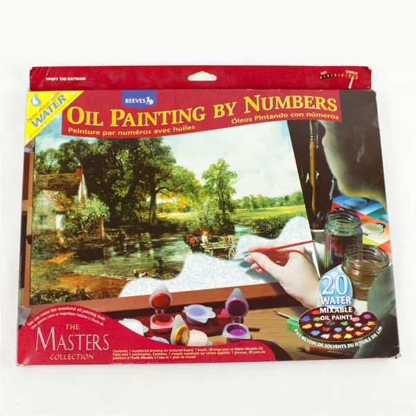 Reeves Oil Painting By Numbers The Masters Collection 1 Numbered Drawing