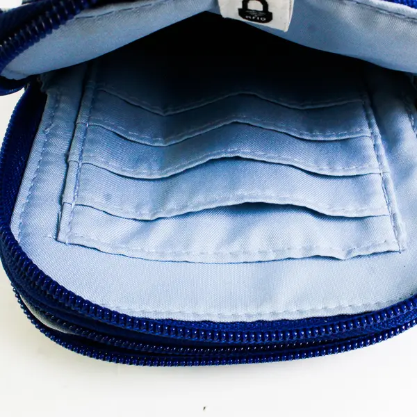 Baggallini Take Two RFID Bryant Crossbody Bag Cobalt Tile Blue