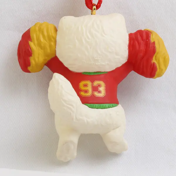 Hallmark 1993 Super Sister Cat Cheerleader Keepsake Ornament