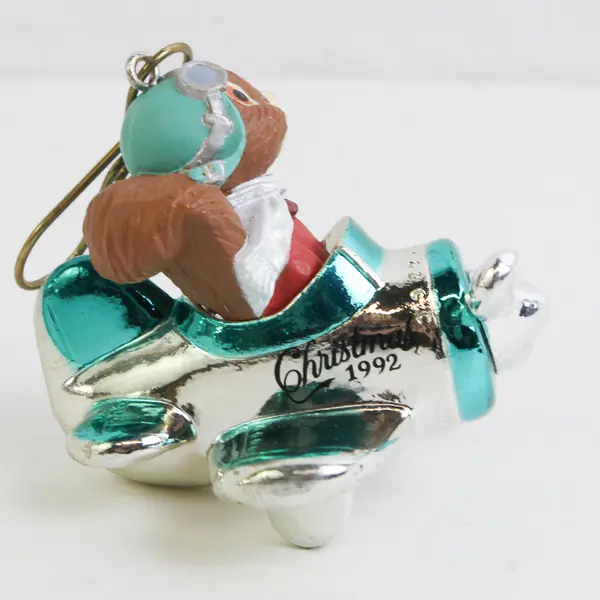 1992 Hallmark Son Bunny Rabbit Flying Airplane Keepsake Ornament