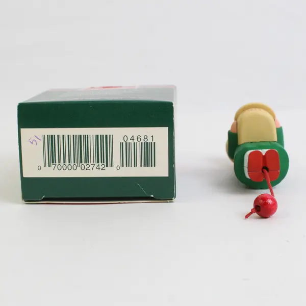 1992 Hallmark Sister Girl with Cat in Basket Keepsake Ornament