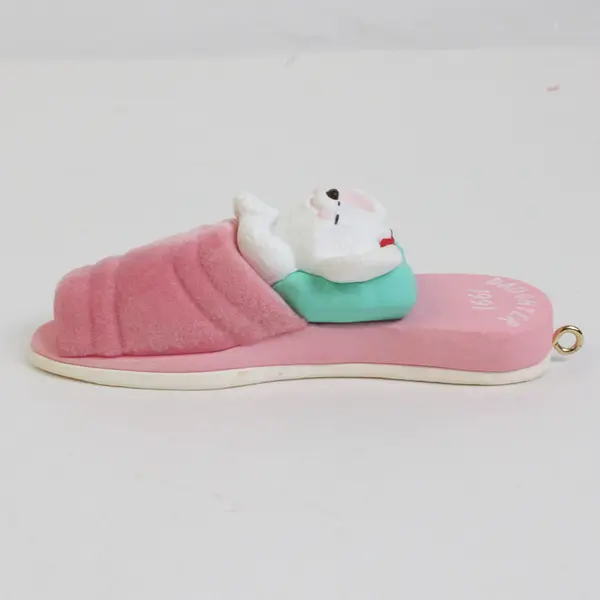 1991 Hallmark Daughter Mouse in Slipper Keepsake Ornament