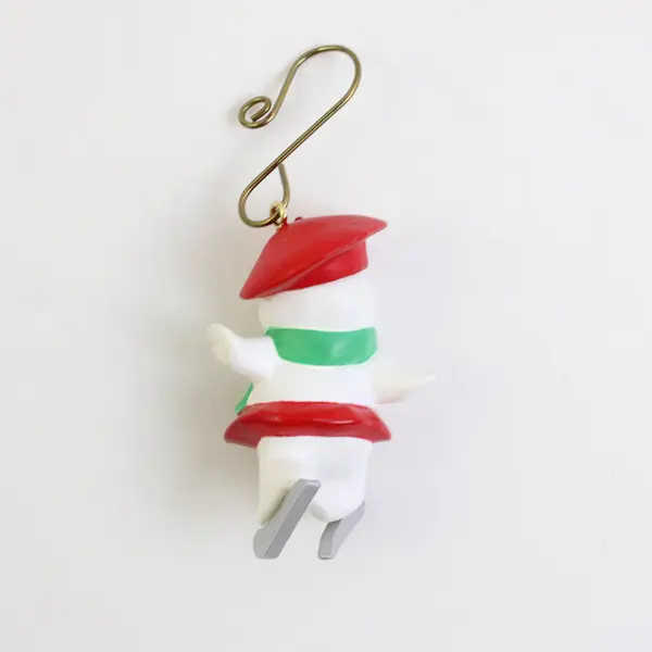 1990 Hallmark Daughter Ice Skating Snowgirl Keepsake Ornament