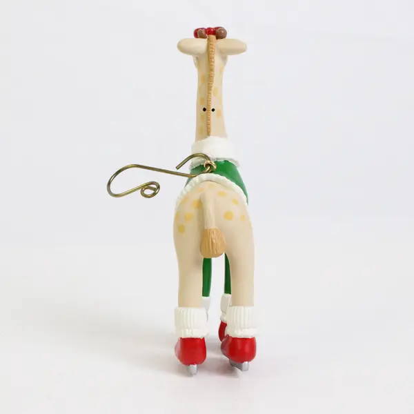 1993 Hallmark Daughter Ice Skating Giraffe Keepsake Ornament