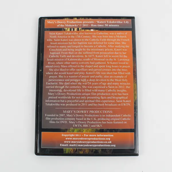 Kateri Tekakwitha Lily of the Mohawks DVD, 2011