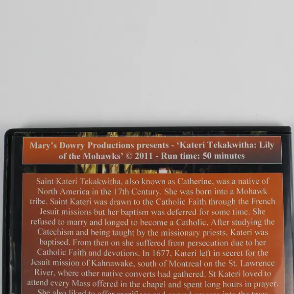 Kateri Tekakwitha Lily of the Mohawks DVD, 2011