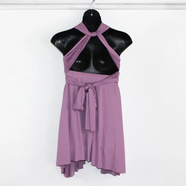 Unbranded Women's S/M Lilac Short Infinity/Multiway Dress