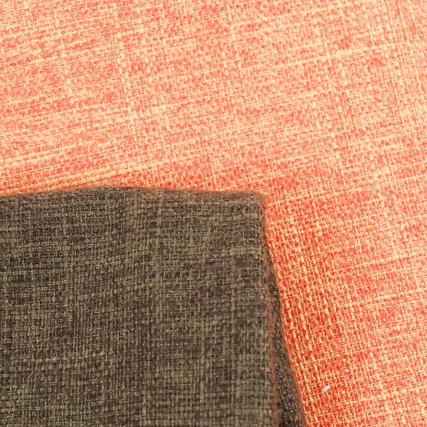 Lot of 4 Unbranded Woven Couch Pillow Covers Brown and Orange 21.5"x21.5"