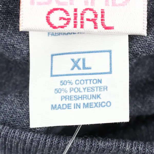 NWT Island Girl Women's XL Blue Cotton Blend "Aloha" Graphic T-Shirt