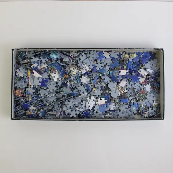 New York, New York Panoramic Jigsaw Puzzle Glow in the Dark, 750 Pieces Complete