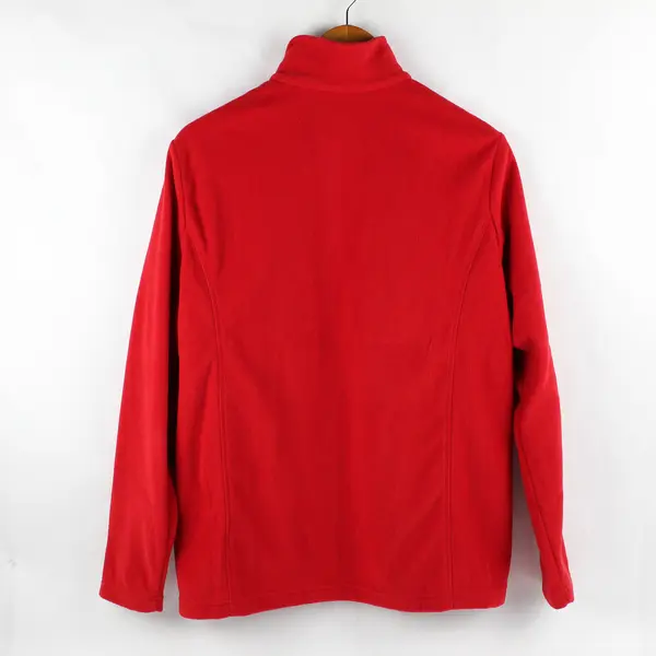 Lands' End Women's L Red Fleece Long Sleeve 1/4 Zip Jacket