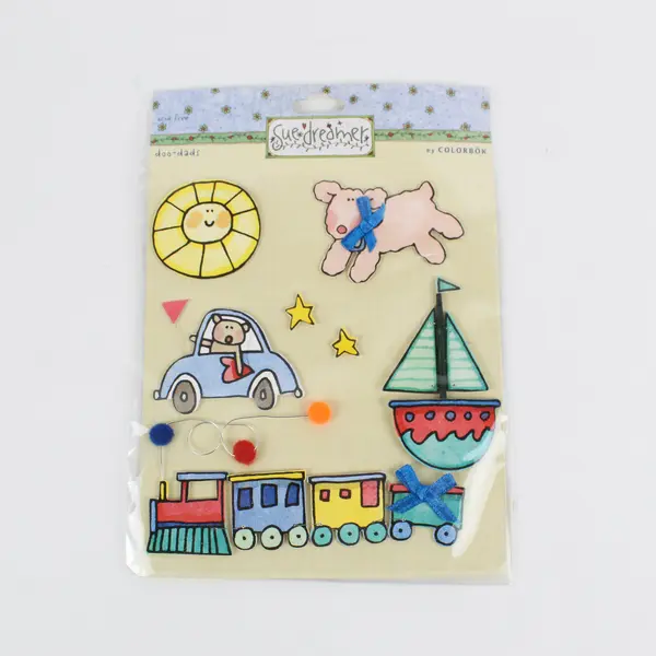 Lot of 5 Scrapbook Embellishments: New York, Vacation, Baby, etc. Themes New