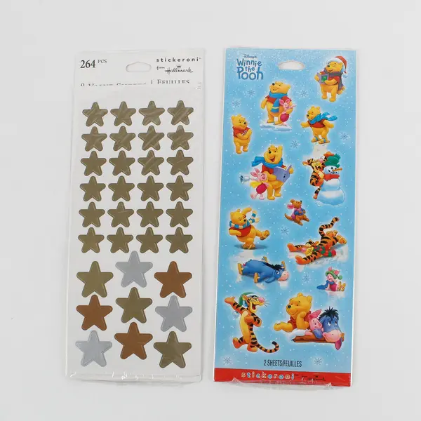 Lot of 5 Assorted Themes Stickers for Crafts, Scrapbooking, etc.  New 